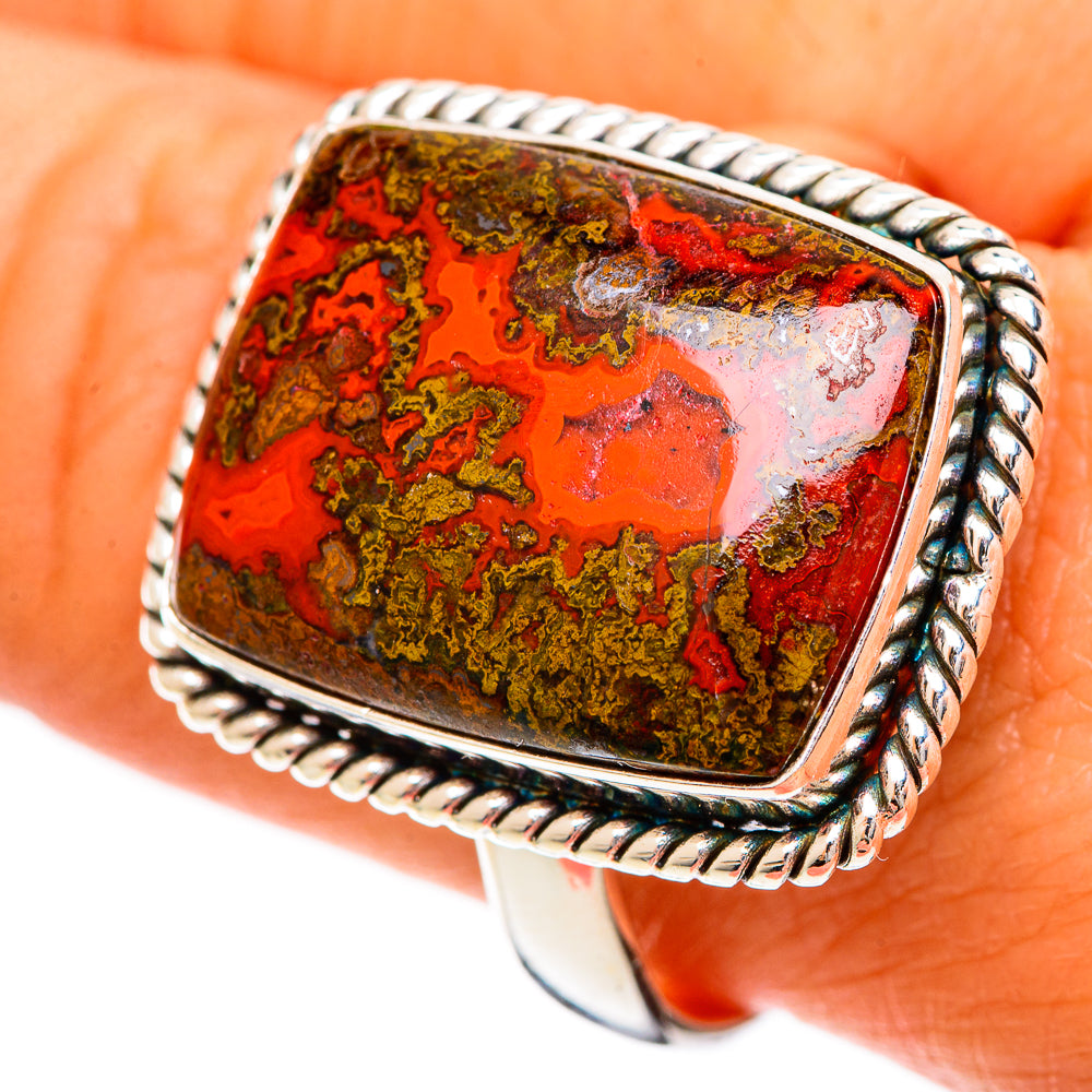 Moroccan Agate Rings handcrafted by Anasilvercos - RING109430