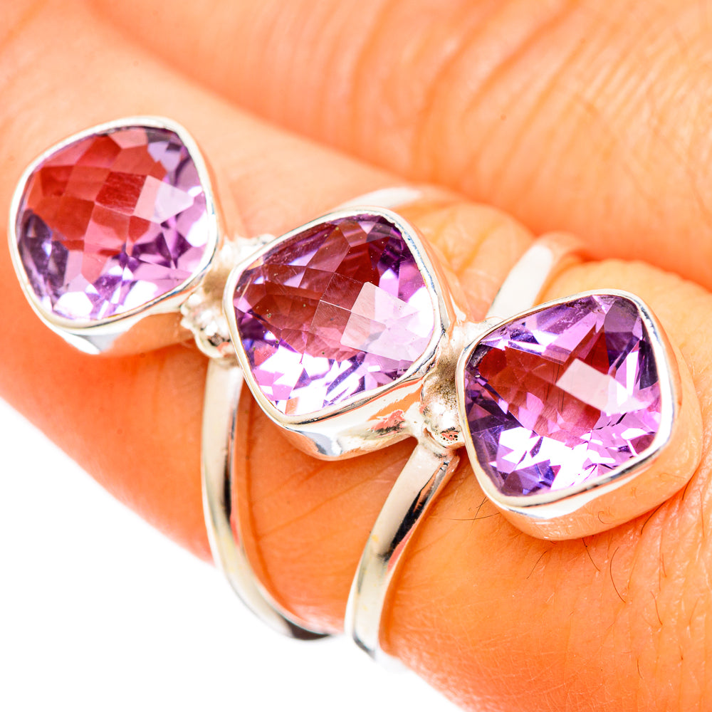 Amethyst Rings handcrafted by Anasilvercos - RING109434