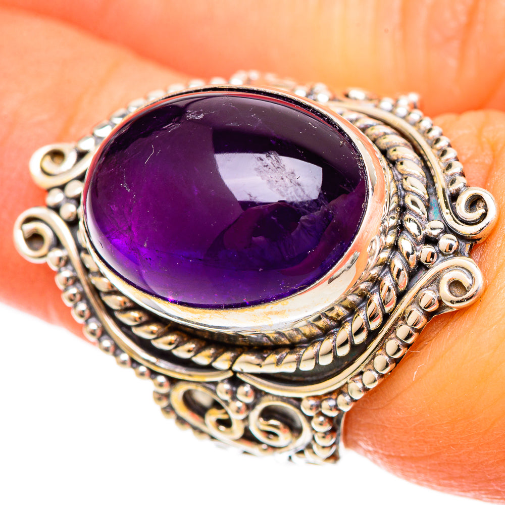Amethyst Rings handcrafted by Anasilvercos - RING109438
