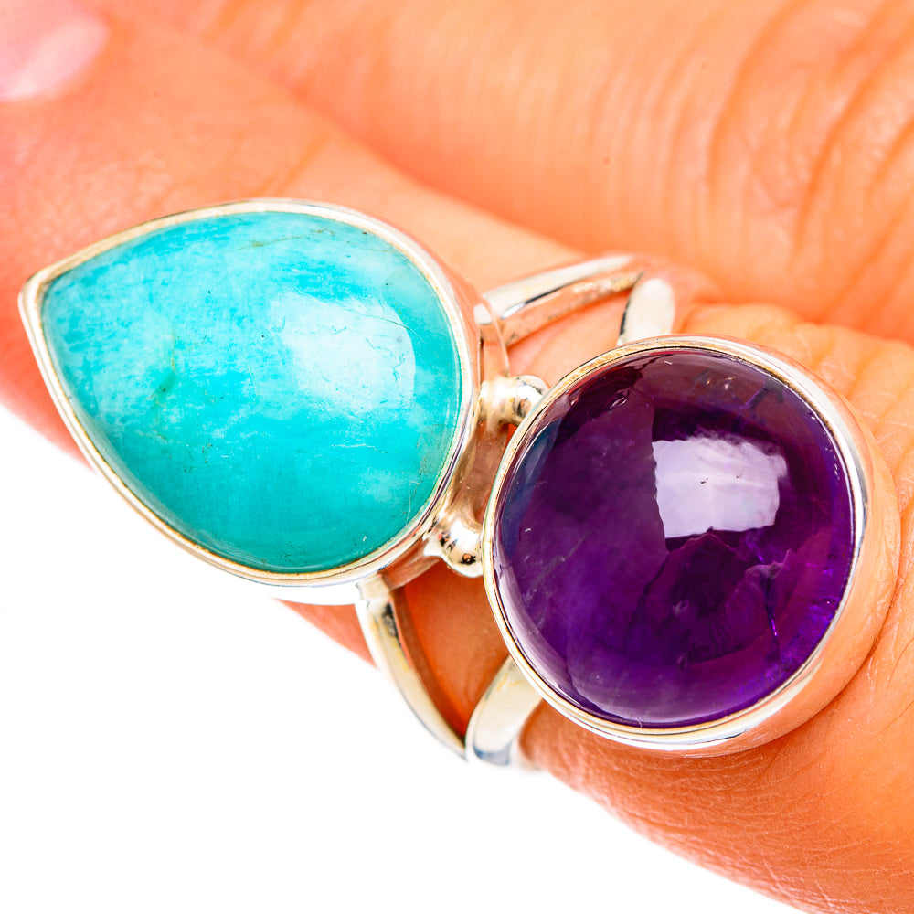 Larimar Rings handcrafted by Anasilvercos - RING109450