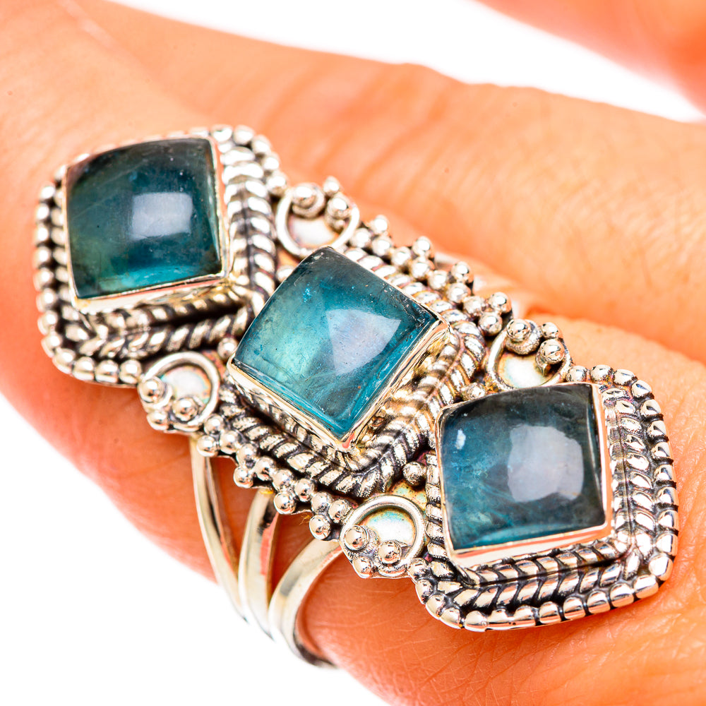 Apatite Rings handcrafted by Anasilvercos - RING109457