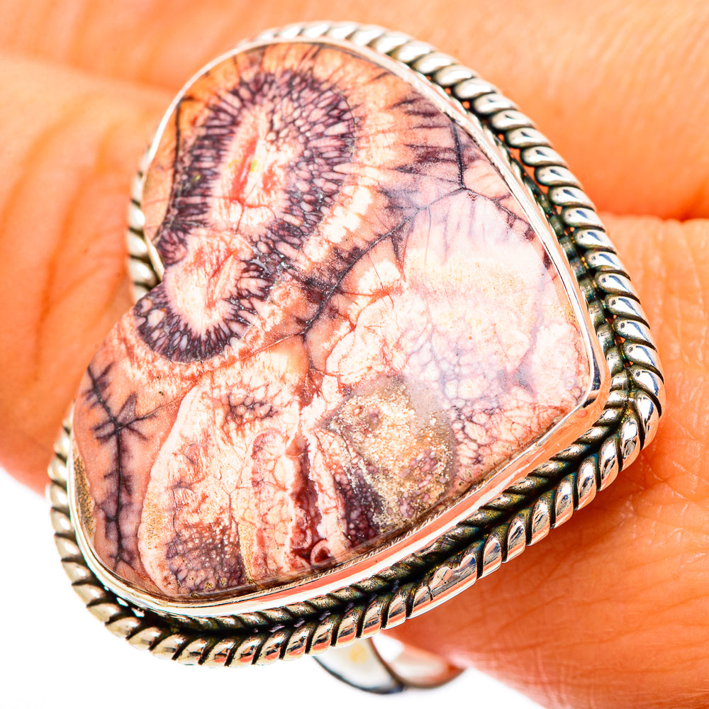 Poppy Jasper Rings handcrafted by Anasilvercos - RING109474