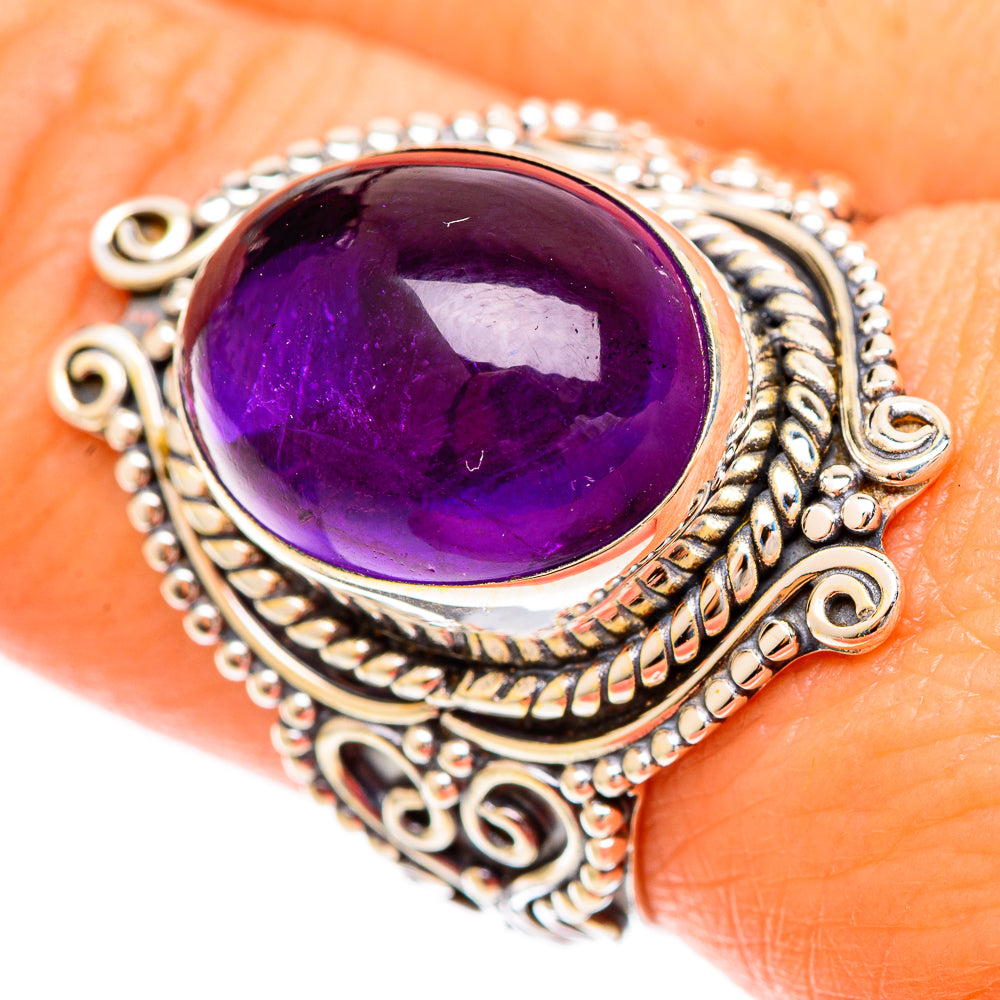 Amethyst Rings handcrafted by Anasilvercos - RING109481