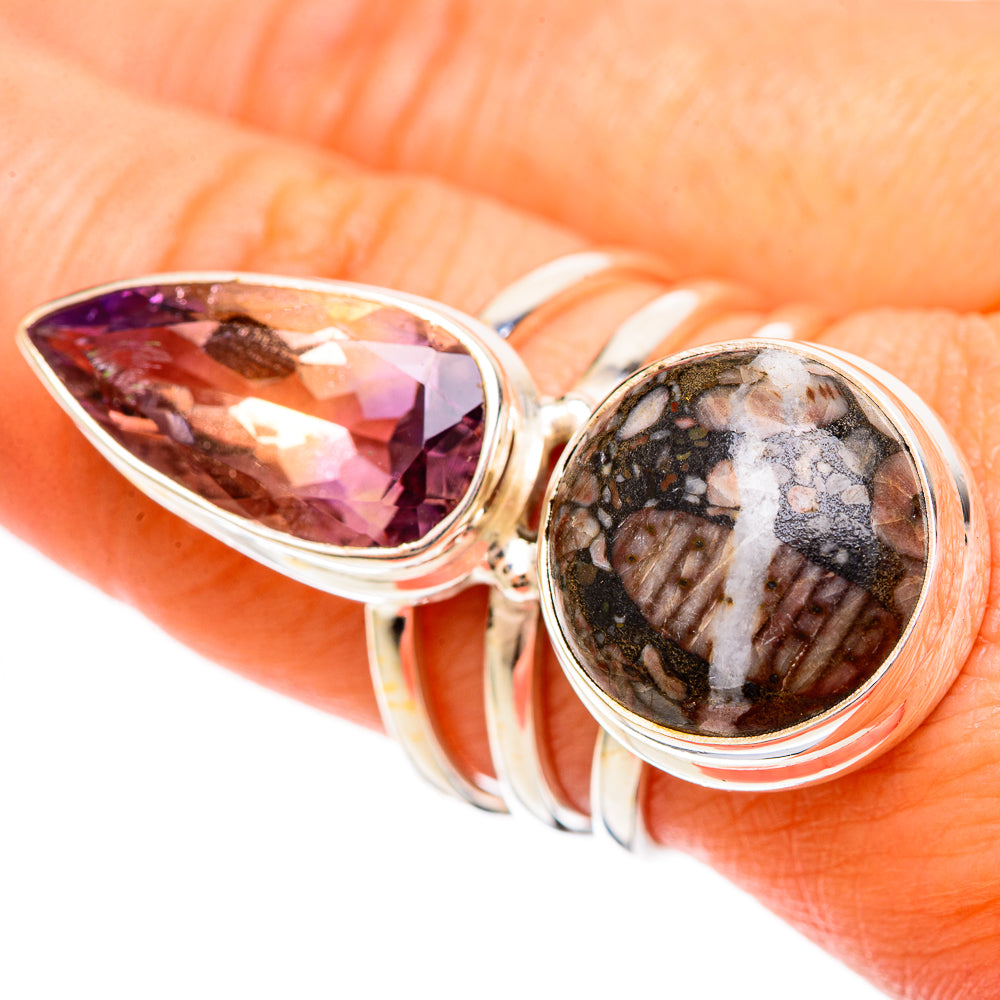Crinoid Fossil Rings handcrafted by Anasilvercos - RING109491