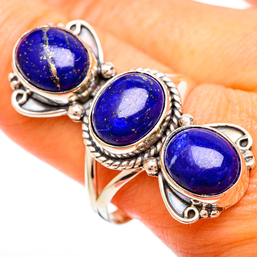 Lapis Lazuli Rings handcrafted by Anasilvercos - RING109496