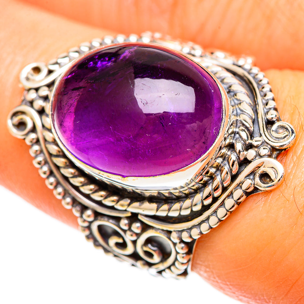 Amethyst Rings handcrafted by Anasilvercos - RING109518