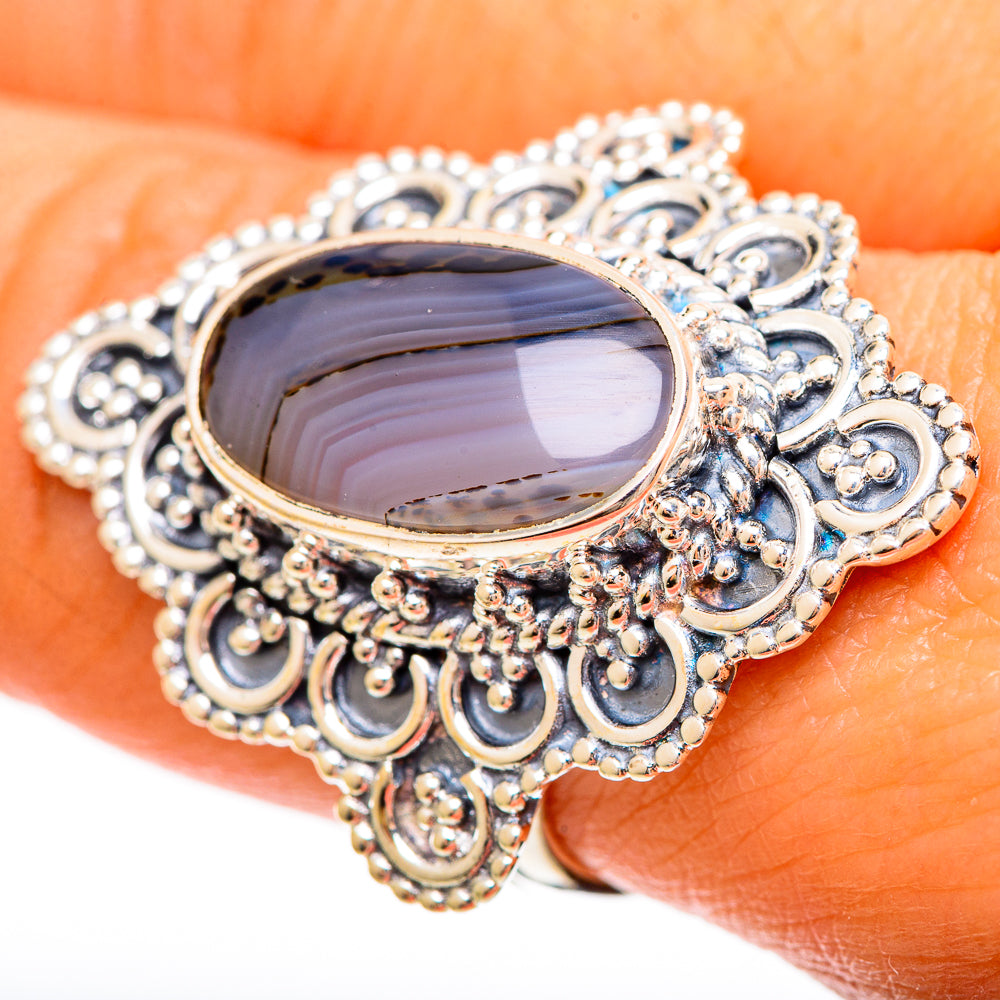 Dendritic Opal Rings handcrafted by Anasilvercos - RING109526