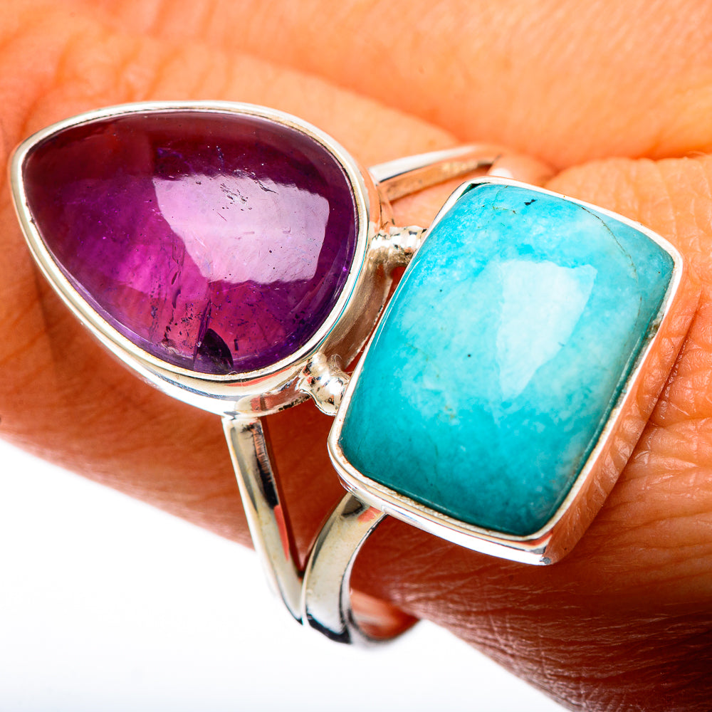 Larimar Rings handcrafted by Anasilvercos - RING109531