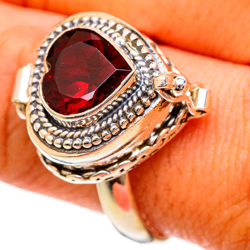 Garnet Rings handcrafted by Anasilvercos - RING109549