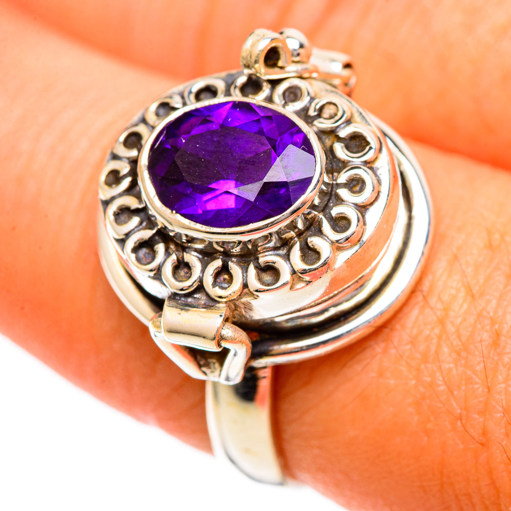 Amethyst Rings handcrafted by Anasilvercos - RING109550