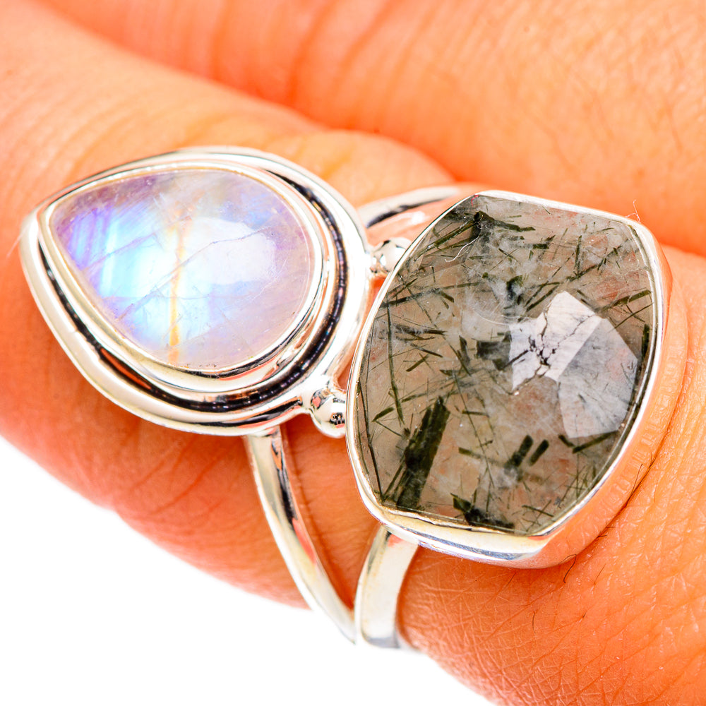 Tourmalinated Quartz Rings handcrafted by Anasilvercos - RING109553