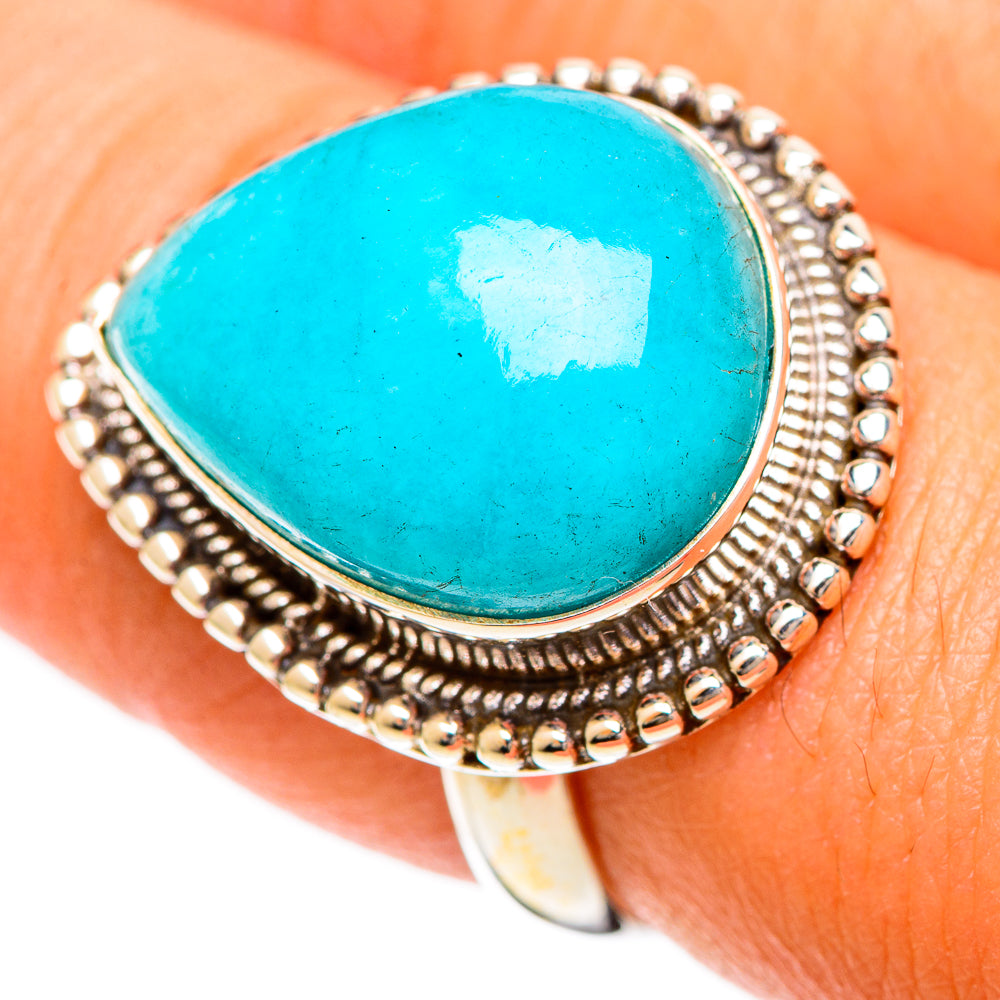 Amazonite Rings handcrafted by Anasilvercos - RING109567