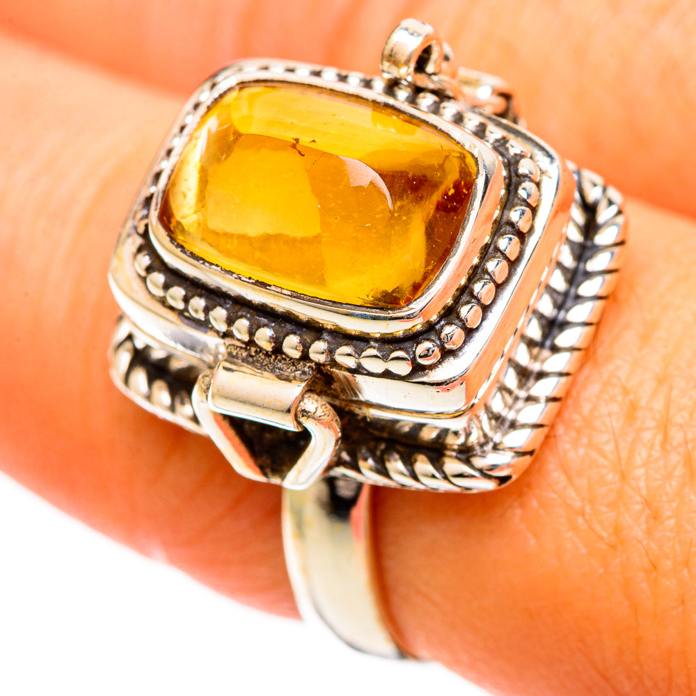 Citrine Rings handcrafted by Anasilvercos - RING109576