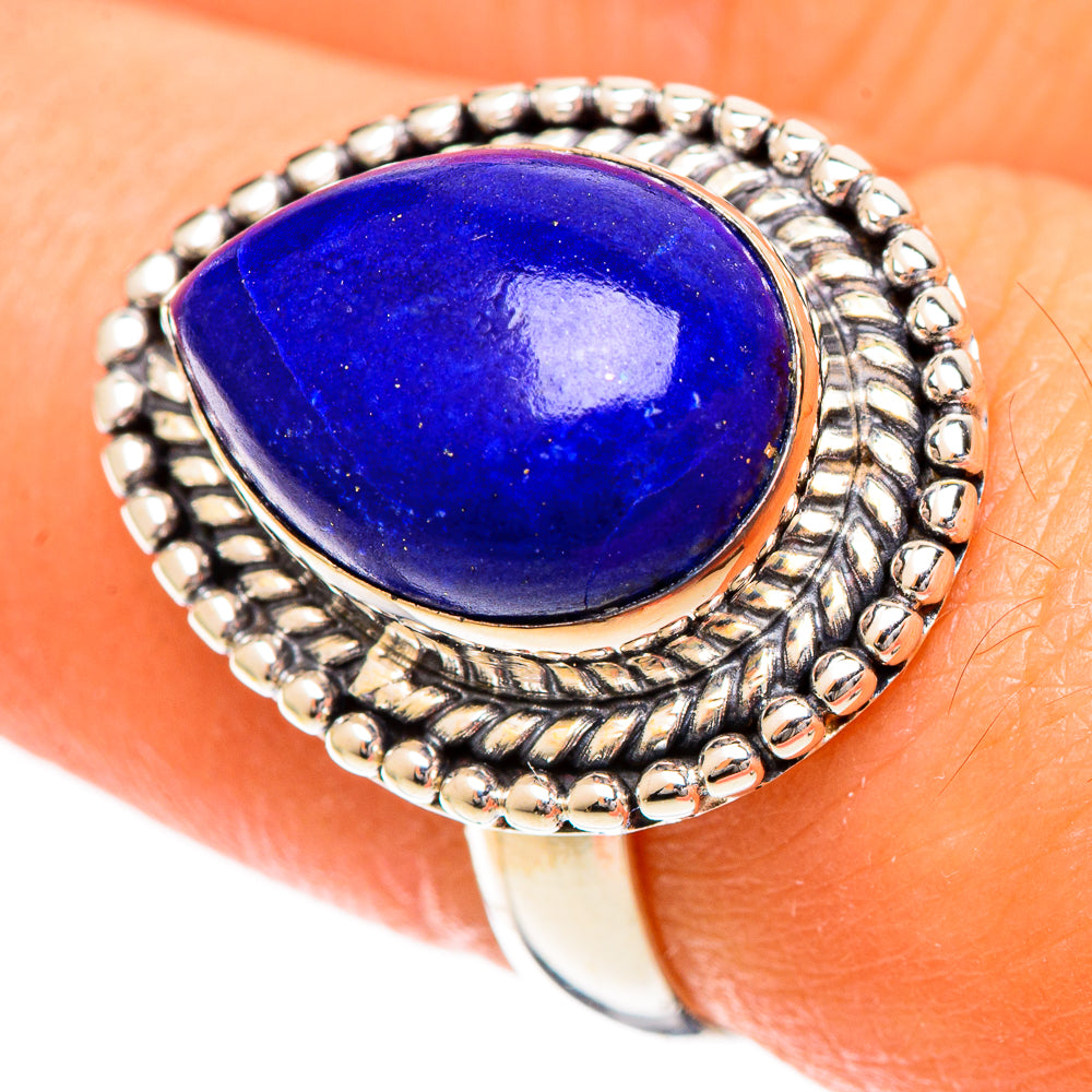 Lapis Lazuli Rings handcrafted by Anasilvercos - RING109594