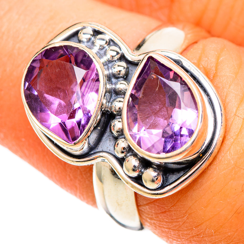 Amethyst Rings handcrafted by Anasilvercos - RING109608