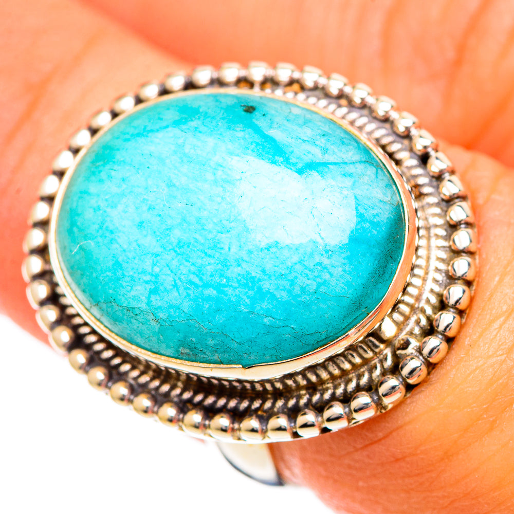 Amazonite Rings handcrafted by Anasilvercos - RING109650