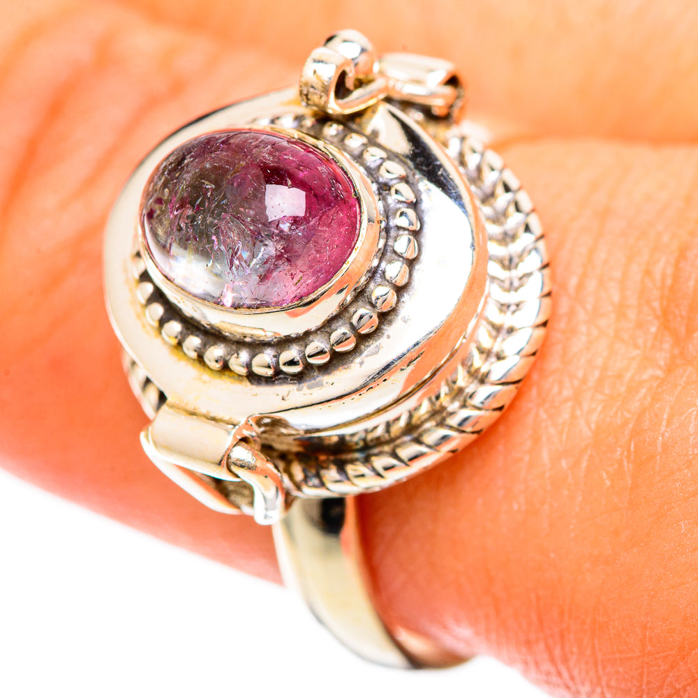 Pink Tourmaline Rings handcrafted by Anasilvercos - RING109673