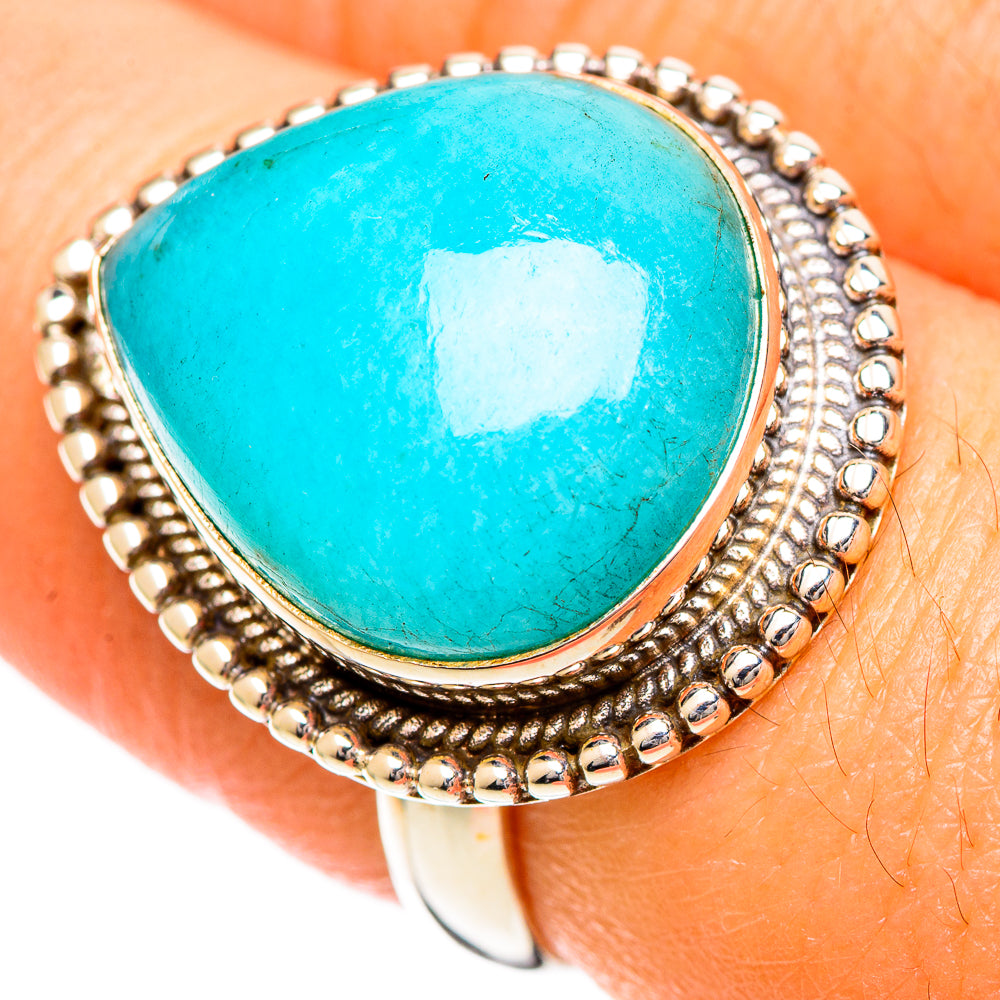 Amazonite Rings handcrafted by Anasilvercos - RING109678