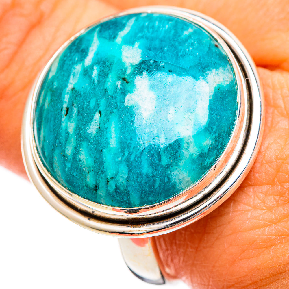 Amazonite Rings handcrafted by Anasilvercos - RING109688