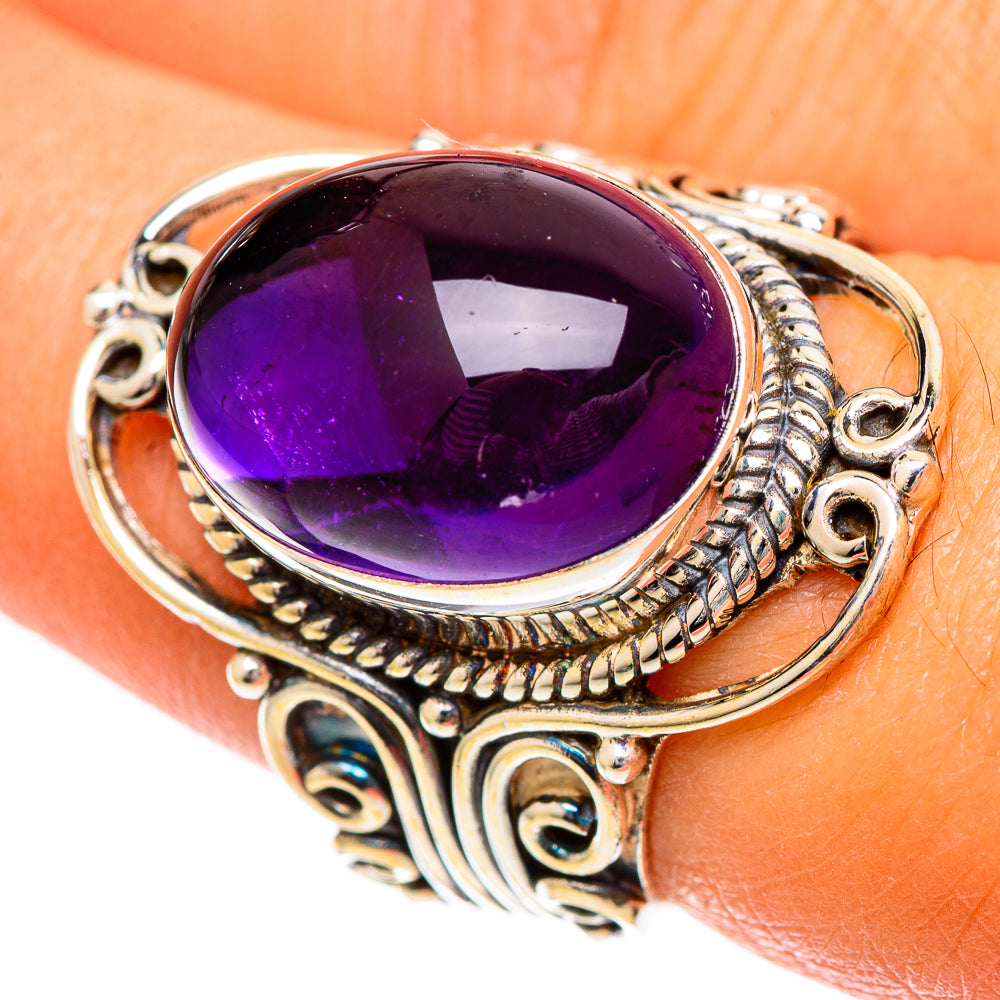 Amethyst Rings handcrafted by Anasilvercos - RING109700