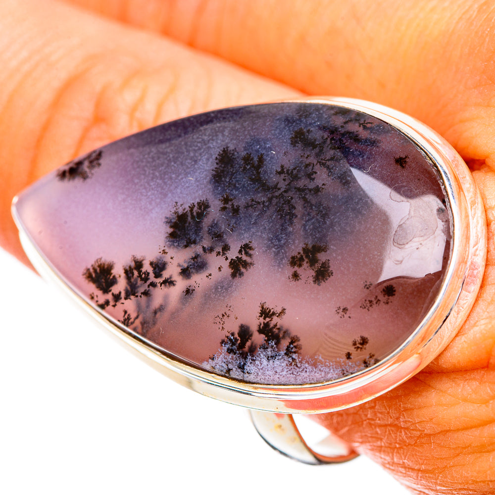Dendritic Opal Rings handcrafted by Anasilvercos - RING109709