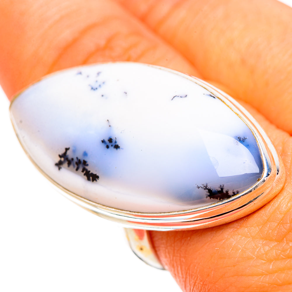 Dendritic Opal Rings handcrafted by Anasilvercos - RING109713