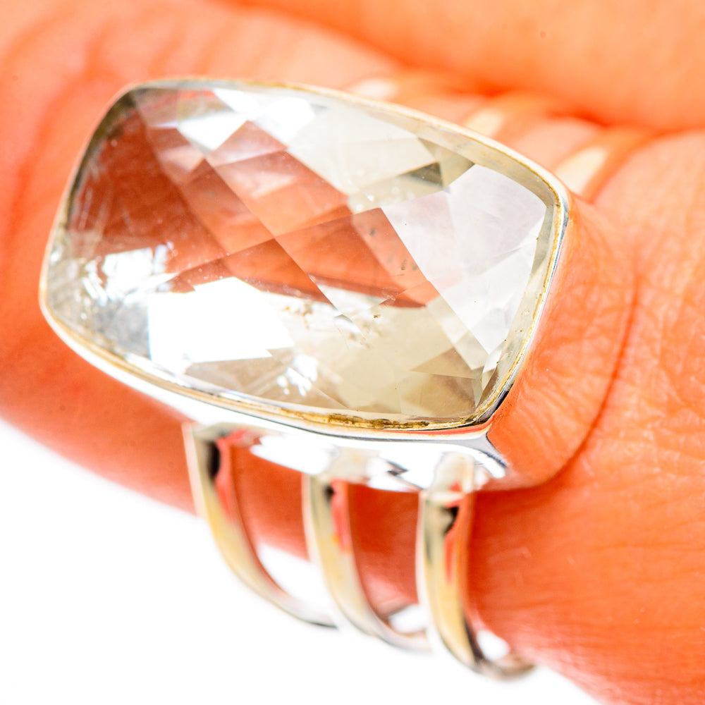 White Quartz Rings handcrafted by Anasilvercos - RING109727