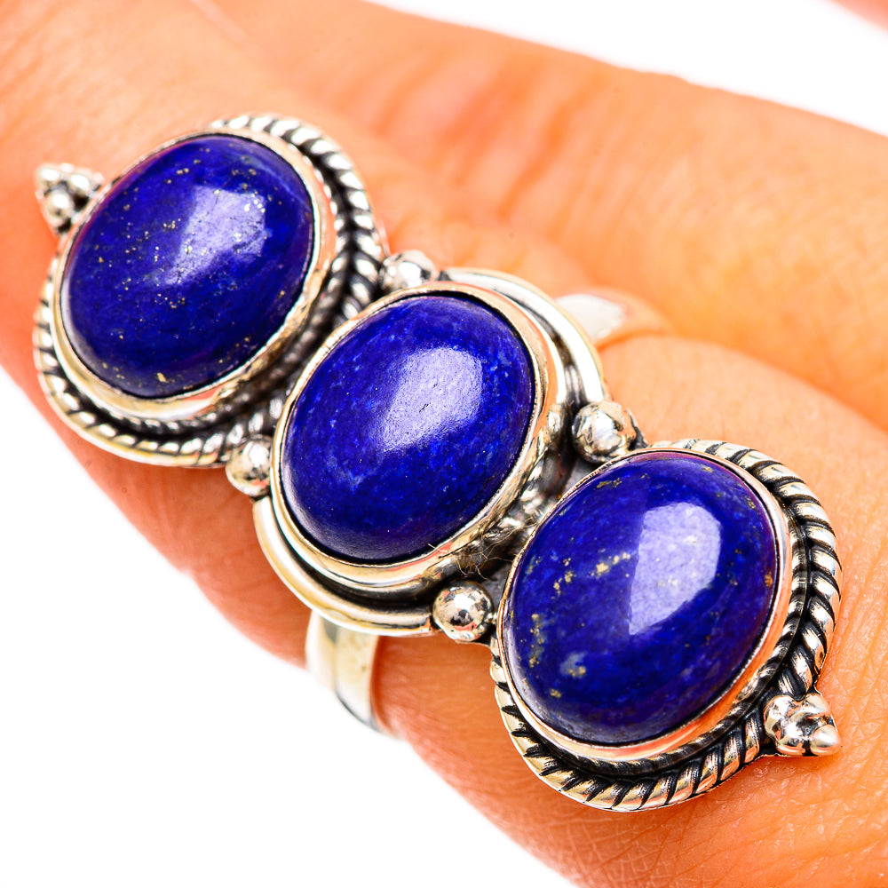 Lapis Lazuli Rings handcrafted by Anasilvercos - RING109755
