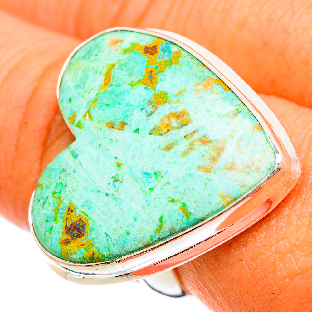 Chrysocolla Rings handcrafted by Anasilvercos - RING109762