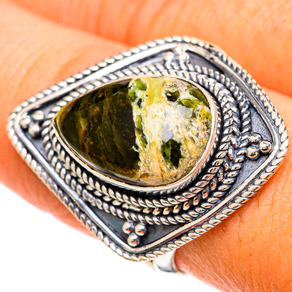 Rainforest Opal Rings handcrafted by Anasilvercos - RING109763