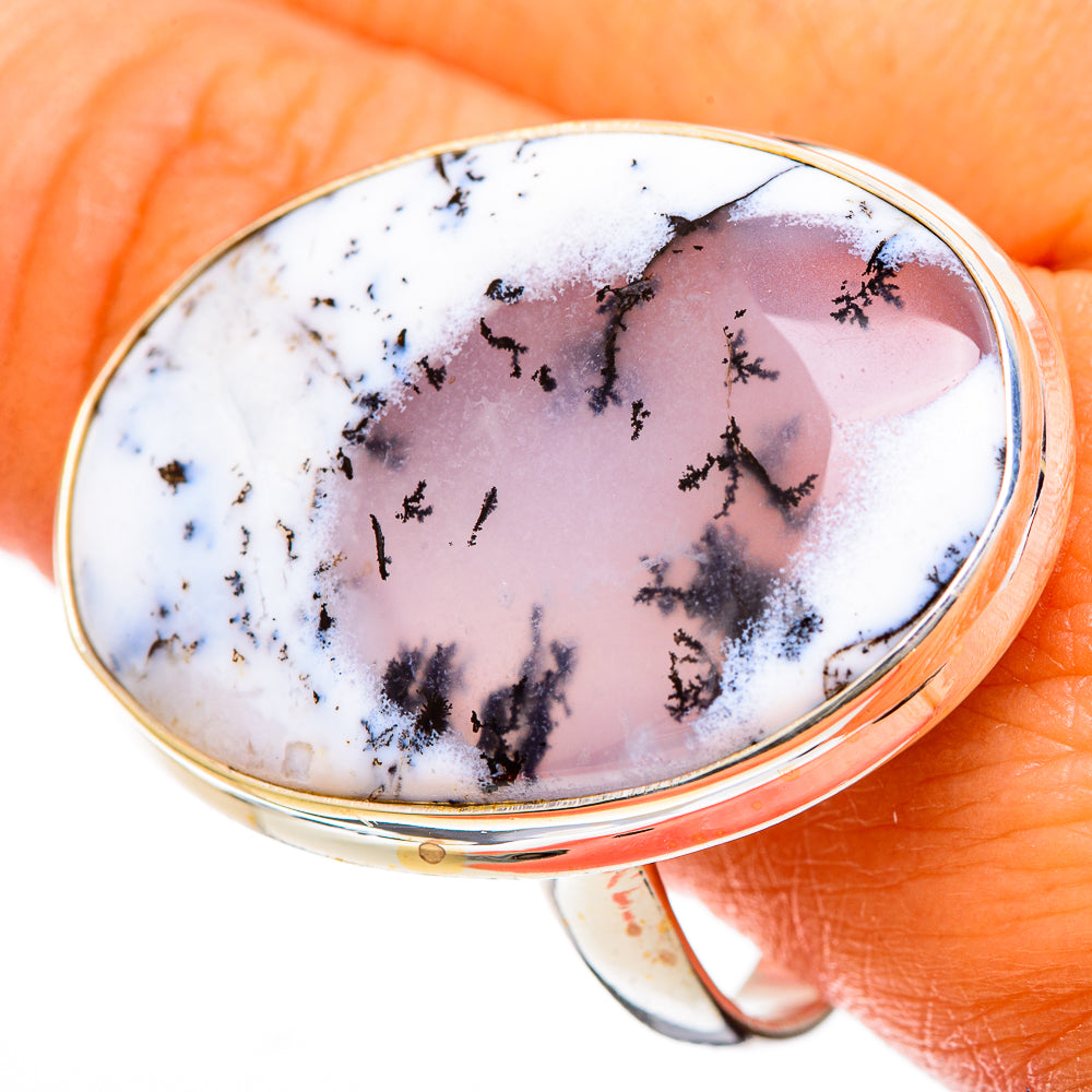 Dendritic Opal Rings handcrafted by Anasilvercos - RING109789