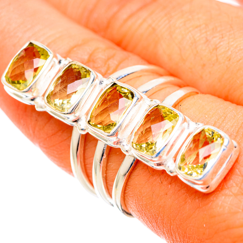 Citrine Rings handcrafted by Anasilvercos - RING109793