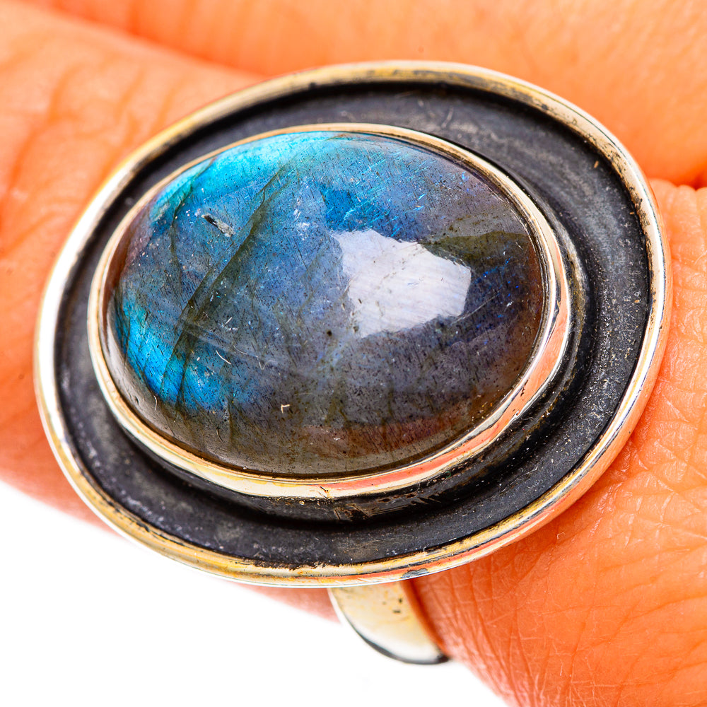 Labradorite Rings handcrafted by Anasilvercos - RING109796