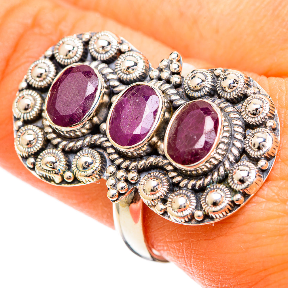 Ruby Rings handcrafted by Anasilvercos - RING109822