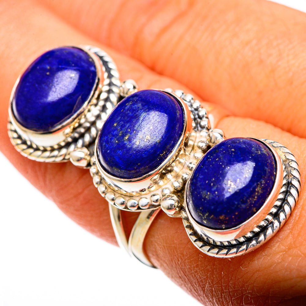 Lapis Lazuli Rings handcrafted by Anasilvercos - RING109833