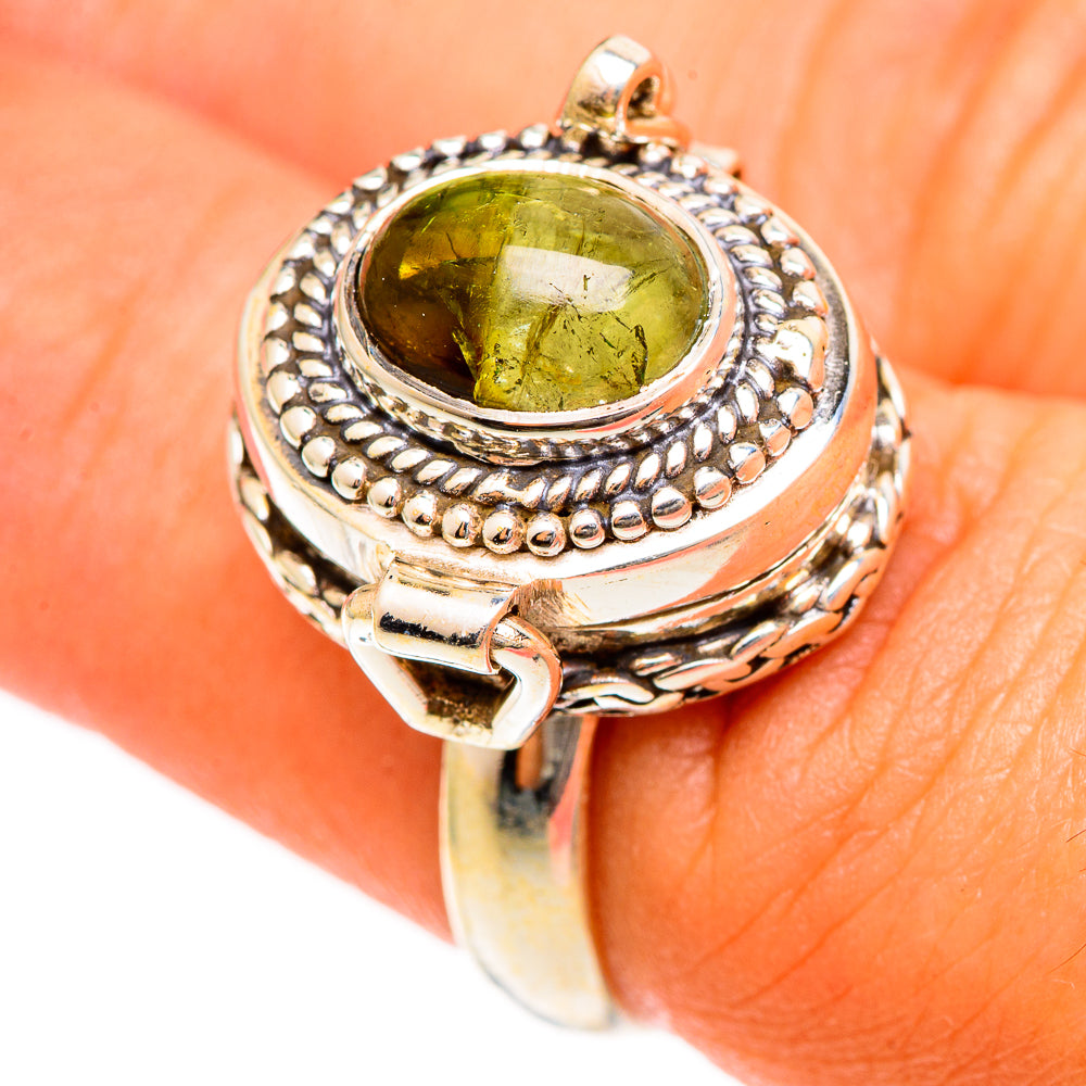 Peridot Rings handcrafted by Anasilvercos - RING109849