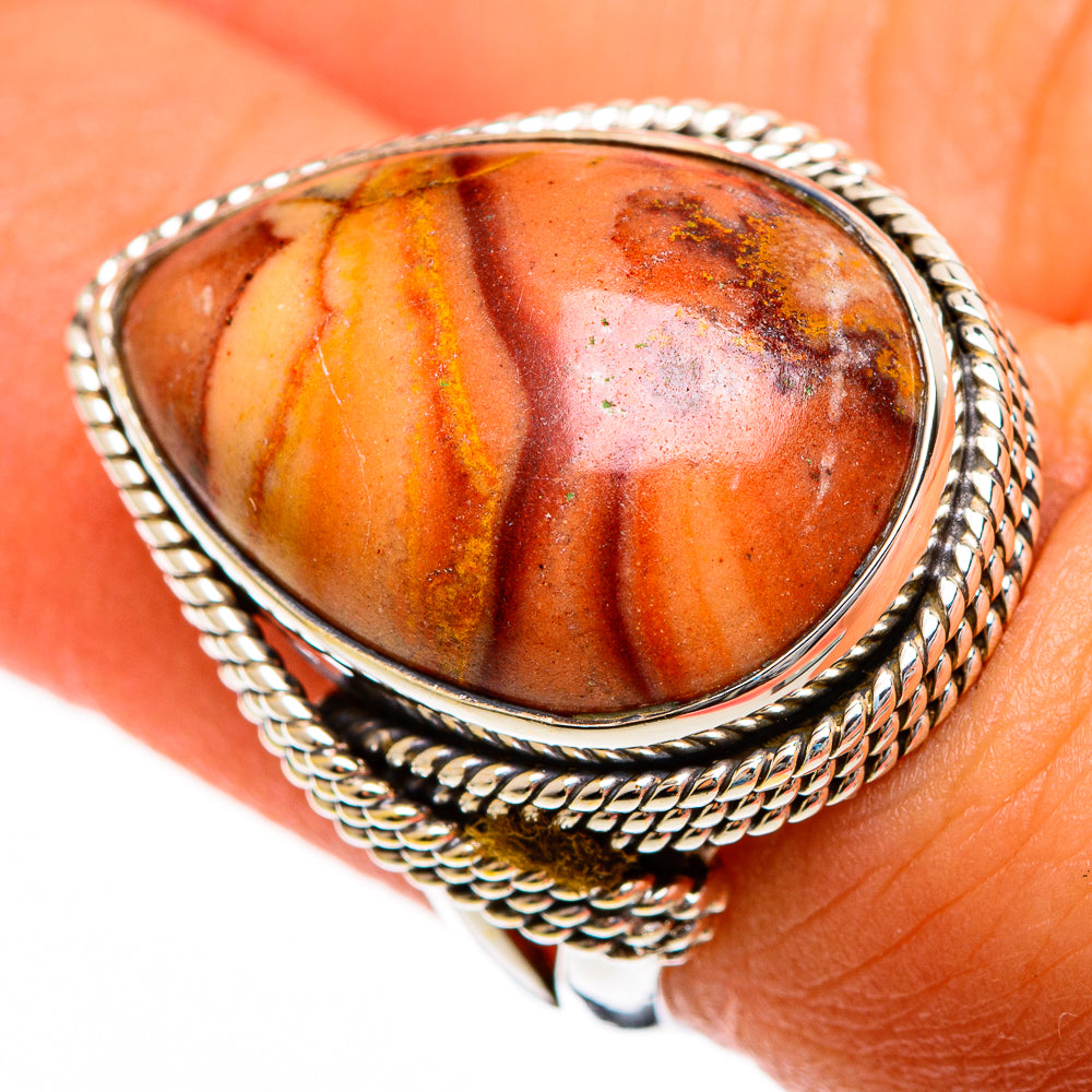 Mookaite Rings handcrafted by Anasilvercos - RING109851