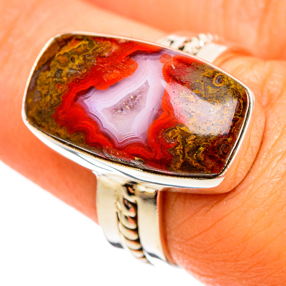 Moroccan Agate Rings handcrafted by Anasilvercos - RING109939