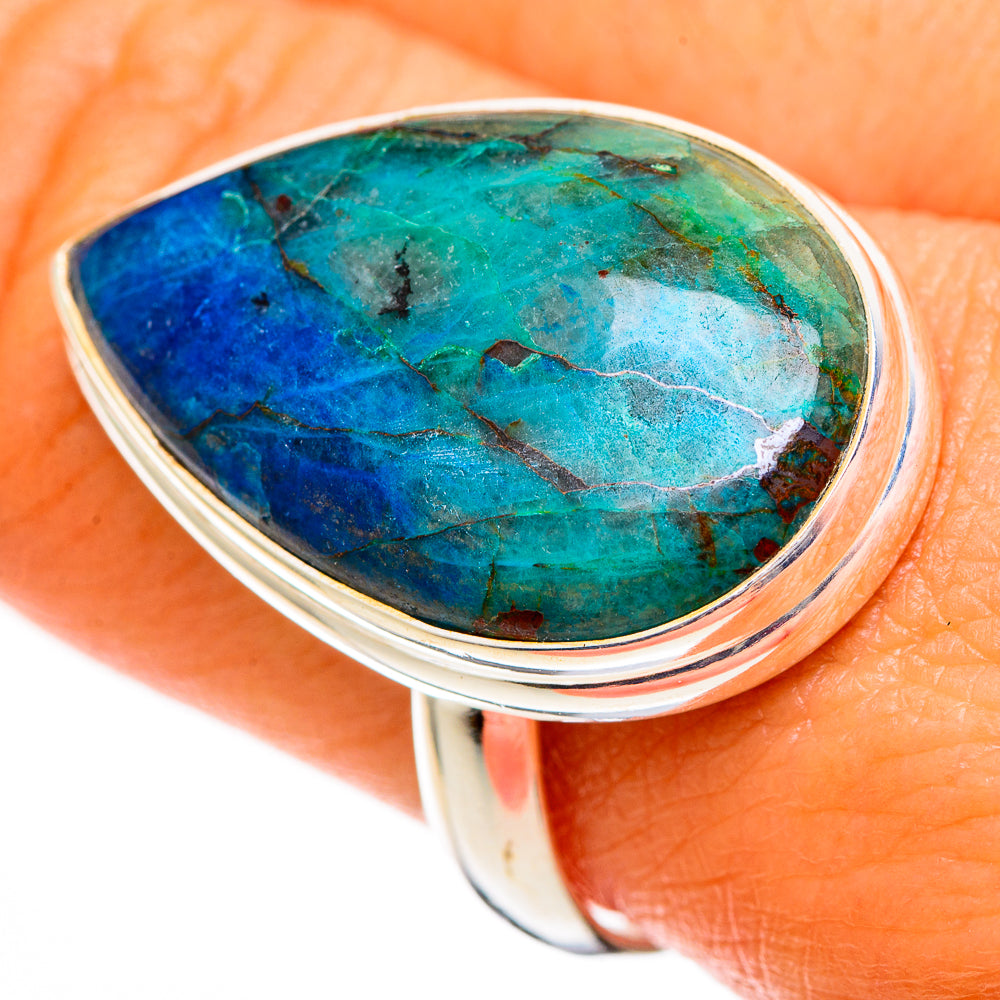 Azurite Rings handcrafted by Anasilvercos - RING109956