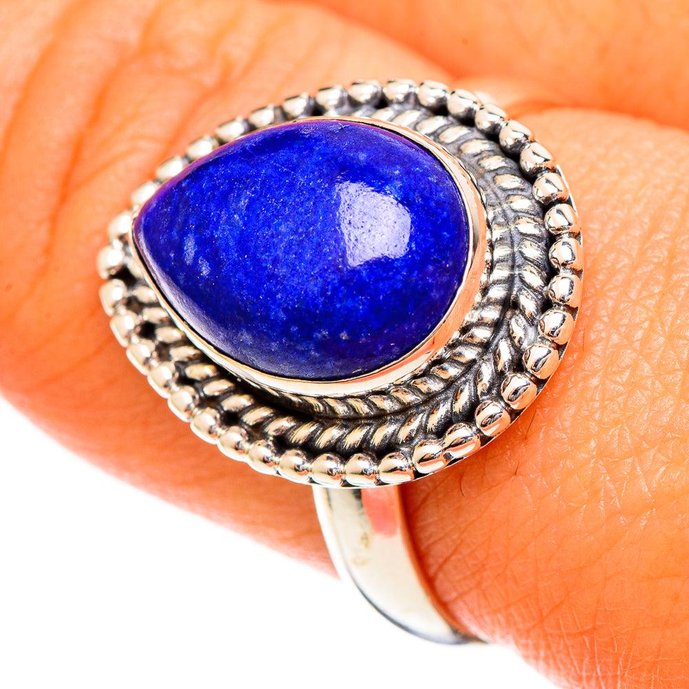 Lapis Lazuli Rings handcrafted by Anasilvercos - RING109957