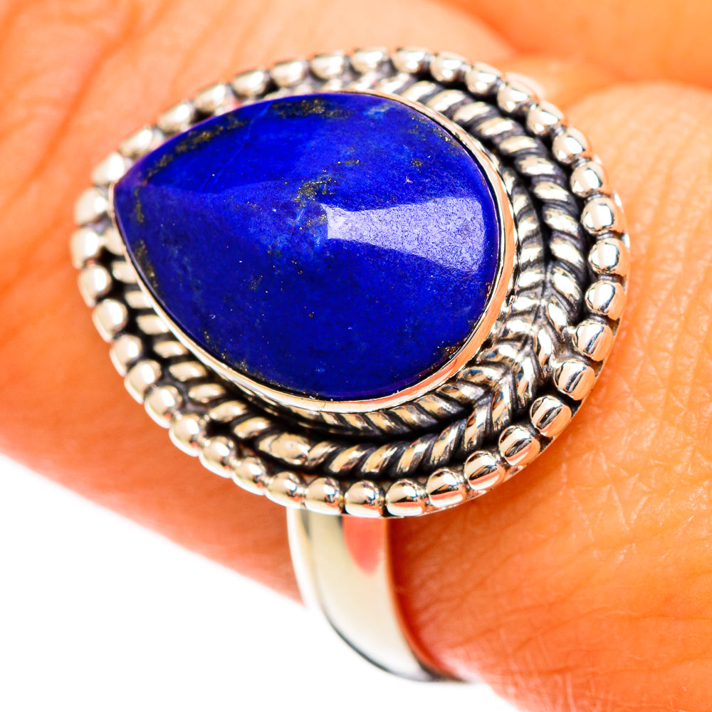 Lapis Lazuli Rings handcrafted by Anasilvercos - RING109985