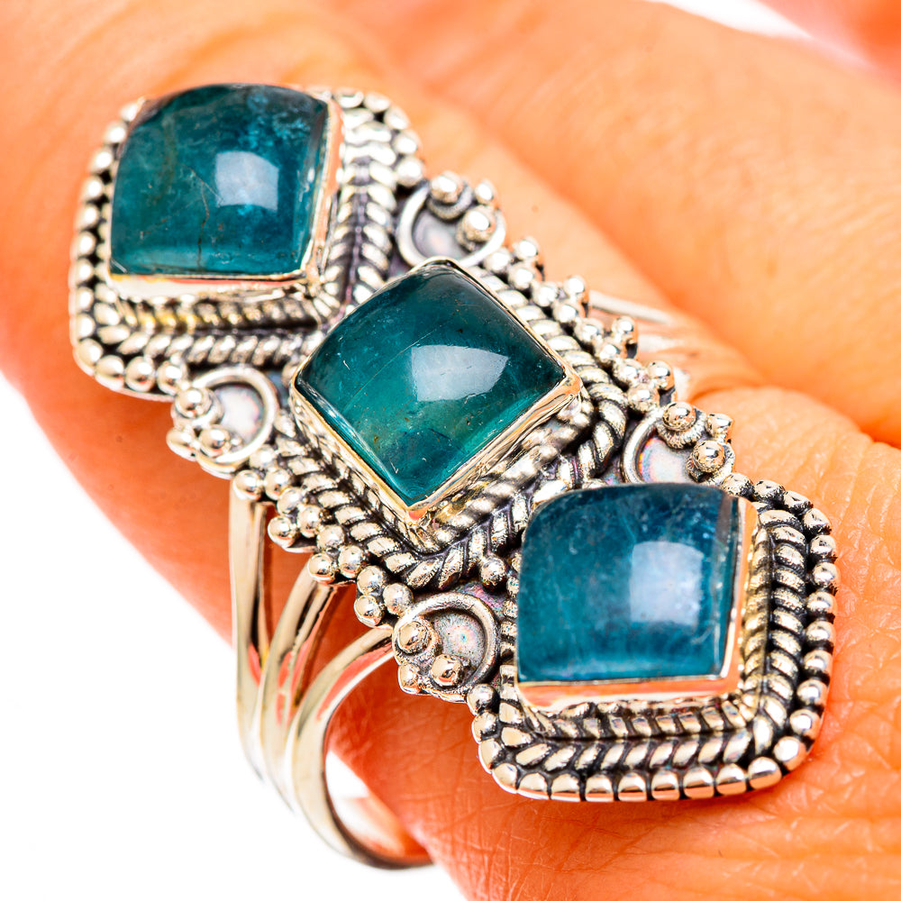 Apatite Rings handcrafted by Anasilvercos - RING110020