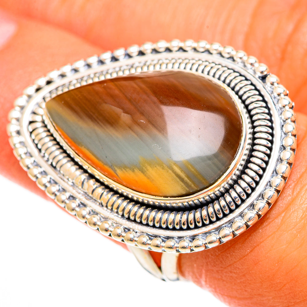Imperial Jasper Rings handcrafted by Anasilvercos - RING110027