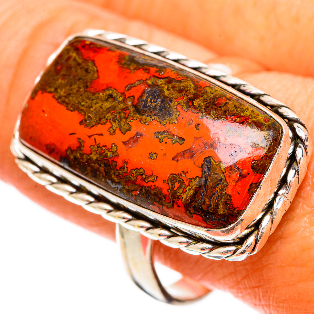 Moroccan Agate Rings handcrafted by Anasilvercos - RING110028