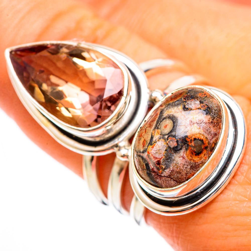 Ocean Jasper Rings handcrafted by Anasilvercos - RING110047