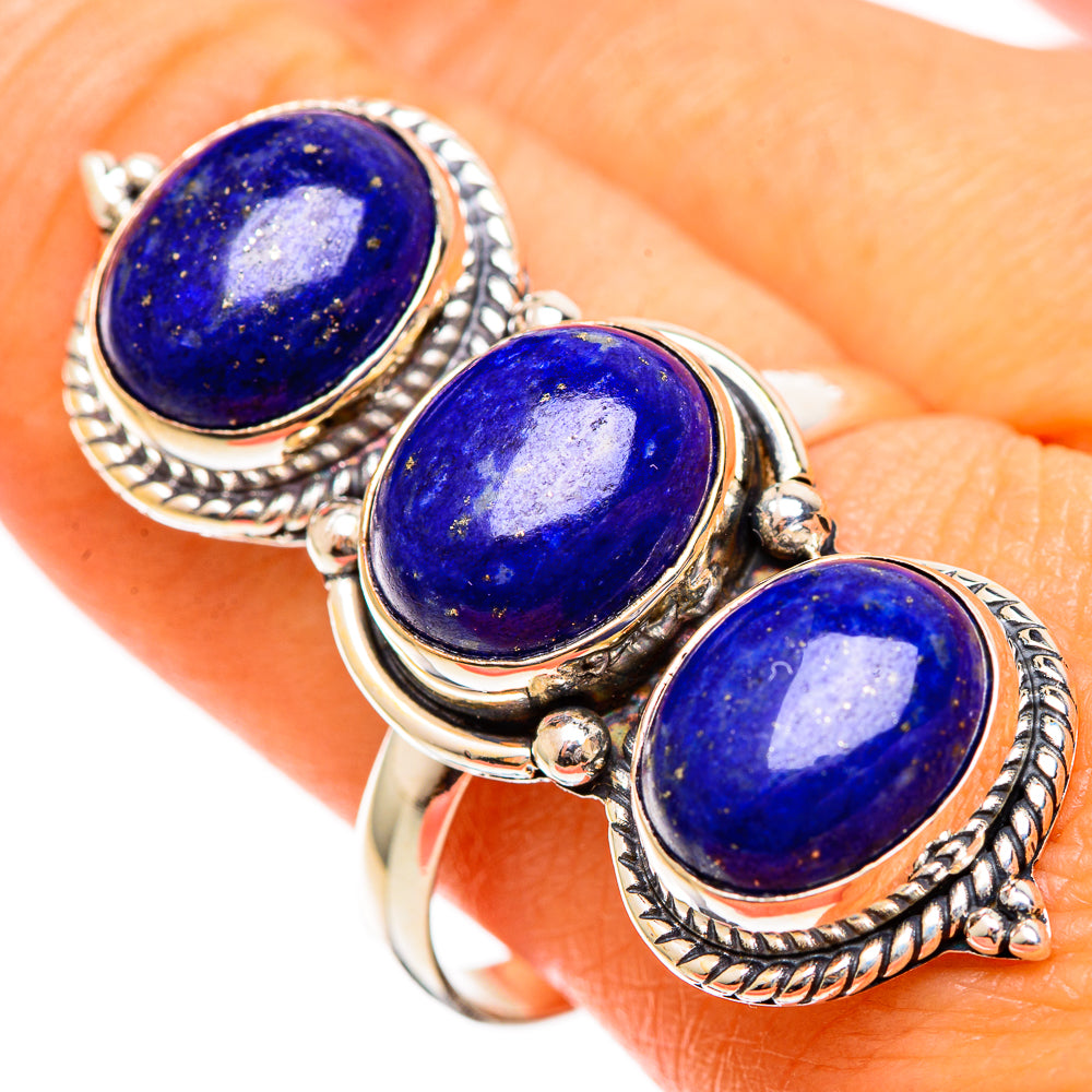 Lapis Lazuli Rings handcrafted by Anasilvercos - RING110050