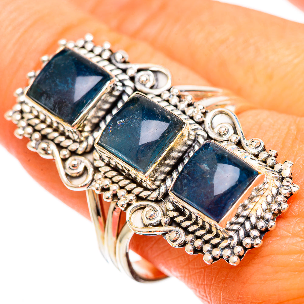 Apatite Rings handcrafted by Anasilvercos - RING110053