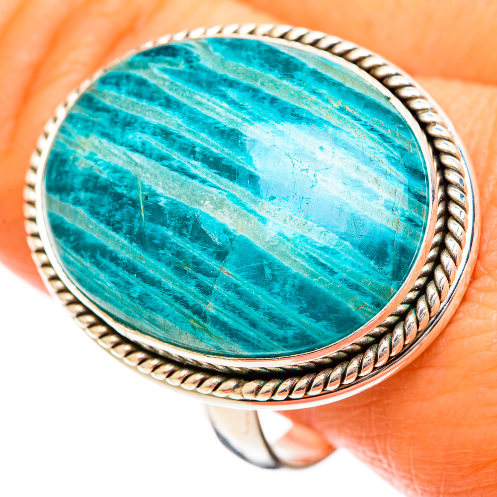 Amazonite Rings handcrafted by Anasilvercos - RING110057