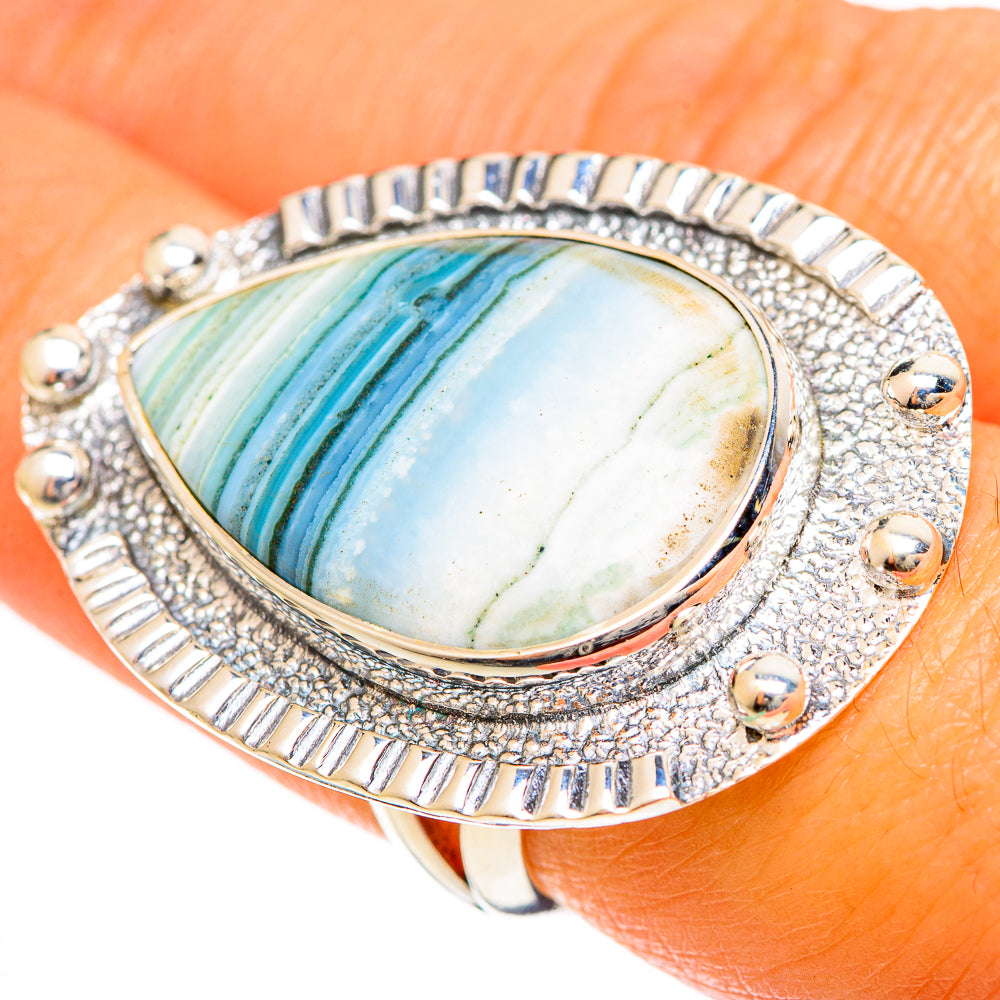 Ocean Jasper Rings handcrafted by Anasilvercos - RING110058