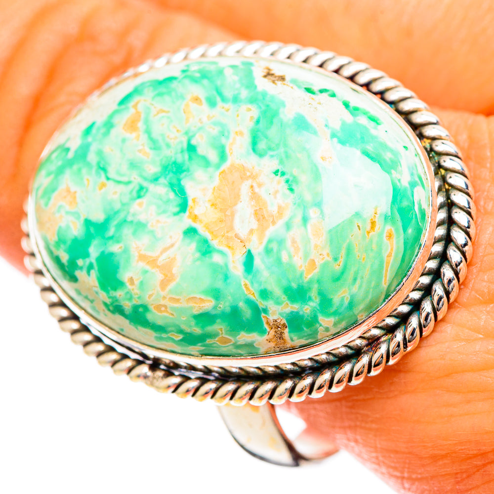 Variscite Rings handcrafted by Anasilvercos - RING110059